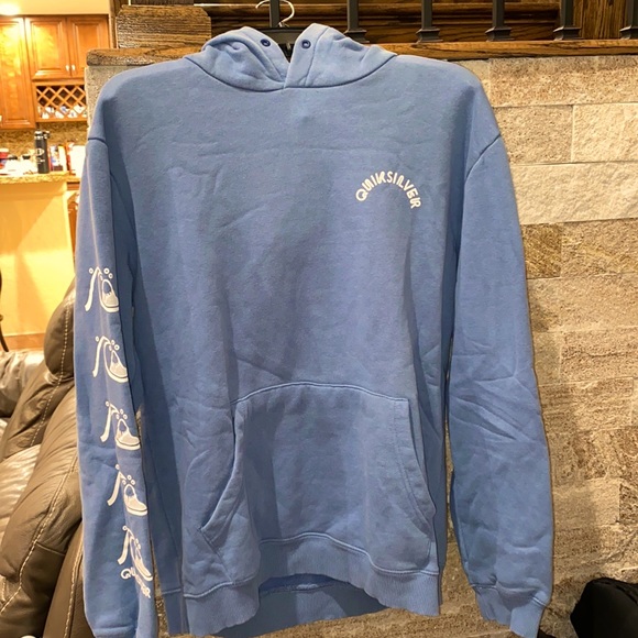 Quiksilver Other - Quiksilver blue men’s large cotton hoodie